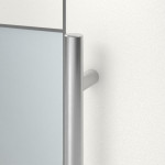 Kneer Haustür Alu-Holz 3-95 206 RAL 9016-Kiefer 2805 Detail Drücker