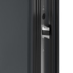 Kneer Haustür Alu AT72 1AF 208 RAL 7016-RAL 7016 Detail Schließer