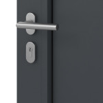 Kneer Haustür Alu AT72 1AF 208 RAL 7016-RAL 7016 Detail Oberfläche