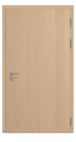 Kneer Haustür Alu-Holz 3-95 215 RAL 9016-Kiefer 2805 Frontansicht innen