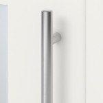 Kneer Haustür Alu AT72 EF 106 RAL 9016-RAL 9016 Detail Drücker