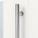 Kneer Haustür Kunststoff KF 404 S 106 RAL 9016-RAL 9016 Detail Drücker