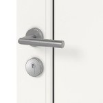 Kneer Haustür Kunststoff KF 404 S 106 RAL 9016-RAL 9016 Detail Oberfläche