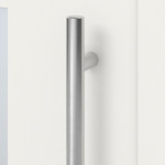 Kneer Haustür Alu AT72 EF 108 RAL 9016-RAL 9016 Detail Drücker