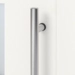 Kneer Haustür Kunststoff KF 404 S 108 RAL 9016-RAL 9016 Detail Drücker