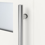 Kneer Haustür Kunststoff KF 404 S 115 RAL 9016-RAL 9016 Detail Drücker