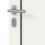 Kneer Haustür Alu AT72 EF 120 RAL 9016-RAL 9016 Detail Oberfläche