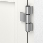 Kneer Haustür Alu AT72 EF 122 RAL 9016-RAL 9016 Detail Bänder