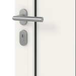 Kneer Haustür Alu AT72 EF 122 RAL 9016-RAL 9016 Detail Oberfläche