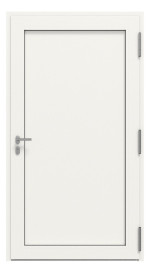 Kneer Haustür Alu AT72 1AF 707 RAL 9016-RAL 9016 Frontansicht innen