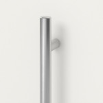 Kneer Haustür Alu AT72 1AF 707 RAL 9016-RAL 9016 Detail Drücker