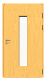 Kneer Haustür Holz 311 Kiefer LAS-12-09-Kiefer LAS-12-09 Frontansicht innen