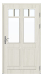 Kneer Haustür Holz 302 Fichte NCS-S-1500-N-Fichte NCS-S-1500-N Frontansicht innen