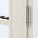 Kneer Haustür Holz 302 Fichte NCS-S-1500-N-Fichte NCS-S-1500-N Detail Bänder