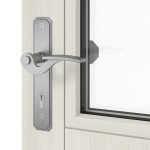 Kneer Haustür Holz 302 Fichte NCS-S-1500-N-Fichte NCS-S-1500-N Detail Oberfläche