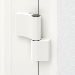 Interio Haustür Alu 5-Sterne 1143 RAL 9016-RAL 9016 Detail Bänder