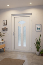 Interio Haustür Alu 5-Sterne 1154 RAL 9016-RAL 9016 Stilwelt innen