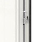 Interio Haustür Alu 5-Sterne 1154 RAL 9016-RAL 9016 Detail Schließer