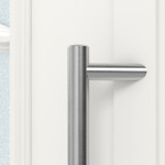 Interio Haustür Alu 5-Sterne 1165 RAL 9016-RAL 9016 Detail Drücker