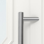 Interio Haustür Alu 5-Sterne 1178 RAL 9016-RAL 9016 Detail Drücker