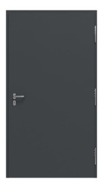 Motiv 010 der Stahl-Aluminium Haustür Thermo46 - Innenseite in RAL 7016 Anthrazitgrau seidenmatt