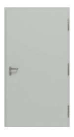 Motiv 010 der Stahl-Aluminium Haustür Thermo46 - Innenseite in RAL 7035 Lichtgrau seidenmatt