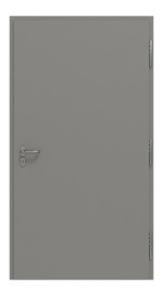 Motiv 010 der Stahl-Aluminium Haustür Thermo46 - Innenseite in RAL 9007 Graualuminium seidenmatt