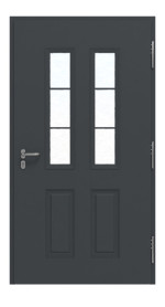 Hörmann Haustür Thermo46 400 RAL 7016-RAL 7016 Frontansicht innen
