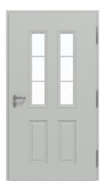 Hörmann Haustür Thermo46 400 RAL 7035-RAL 7035 Frontansicht innen