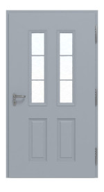 Hörmann Haustür Thermo46 400 RAL 7040-RAL 7040 Frontansicht innen