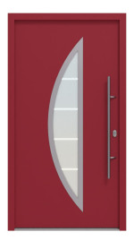 Hörmann Haustür Thermo46 900 RAL 3003-RAL 3003 Frontansicht außen