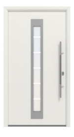 Hörmann Haustür Thermo65 750 RAL 9016-RAL 9016 Frontansicht außen