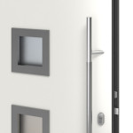 Hörmann Haustür Thermo65 800 RAL 9016-RAL 9016 Detail Drücker