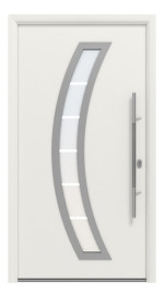 Hörmann Haustür Thermo65 850 RAL 9016-RAL 9016 Frontansicht außen