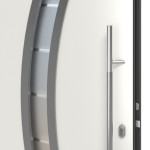 Hörmann Haustür Thermo65 850 RAL 9016-RAL 9016 Detail Drücker