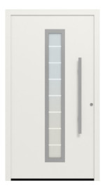 Hörmann Haustür ThermoSafe 065 RAL 9016-RAL 9016 Frontansicht außen