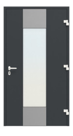 Hörmann Haustür ThermoSafe 140 RAL 7016-RAL 7016 Frontansicht innen