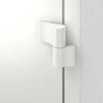 Hörmann Haustür ThermoSafe 524 RAL 9016-RAL 9016 Detail Bänder