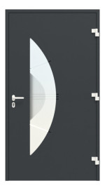 Hörmann Haustür ThermoSafe 553 RAL 7016-RAL 7016 Frontansicht innen