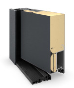 Hörmann Haustür ThermoSafe 553 RAL 7016-RAL 7016 Detail Querschnitt