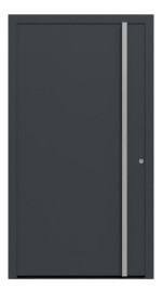 Hörmann Haustür ThermoSafe 823 RAL 7016-RAL 7016 Frontansicht außen
