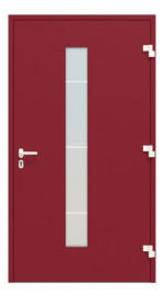 Hörmann Haustür ThermoSafe 877 RAL 3003-RAL 3003 Frontansicht innen