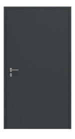 Hörmann Haustür ThermoCarbon 304 RAL 7016-RAL 7016 Frontansicht innen