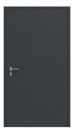 Hörmann Haustür ThermoCarbon 305 RAL 7016-RAL 7016 Frontansicht innen