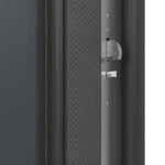 Hörmann Haustür ThermoCarbon 306 RAL 7016-RAL 7016 Detail Schließer