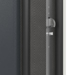 Hörmann Haustür ThermoCarbon 309 RAL 7016-RAL 9016 Detail Schließer