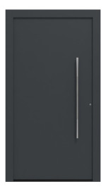 Hörmann Haustür ThermoCarbon 860 RAL 7016-RAL 9016 Frontansicht außen