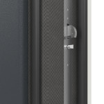 Hörmann Haustür ThermoCarbon 860 RAL 7016-RAL 9016 Detail Schließer