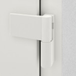 Interio Haustür Kunststoff Vorzugsmaß 1008 RAL 9016-RAL 9016 Detail Bänder