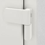 Interio Haustür Kunststoff 4-Sterne 1075 RAL 9016-RAL 9016 Detail Bänder